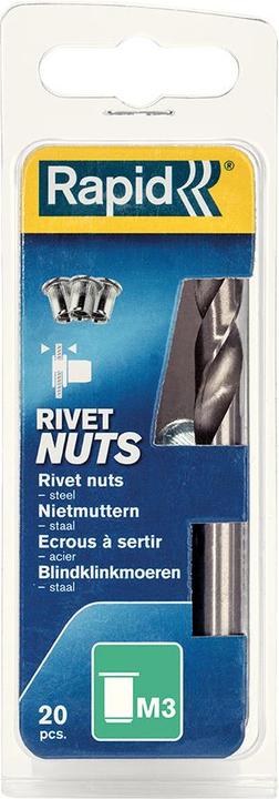 Produktbild Rapid M3 Blindnietmuttern
