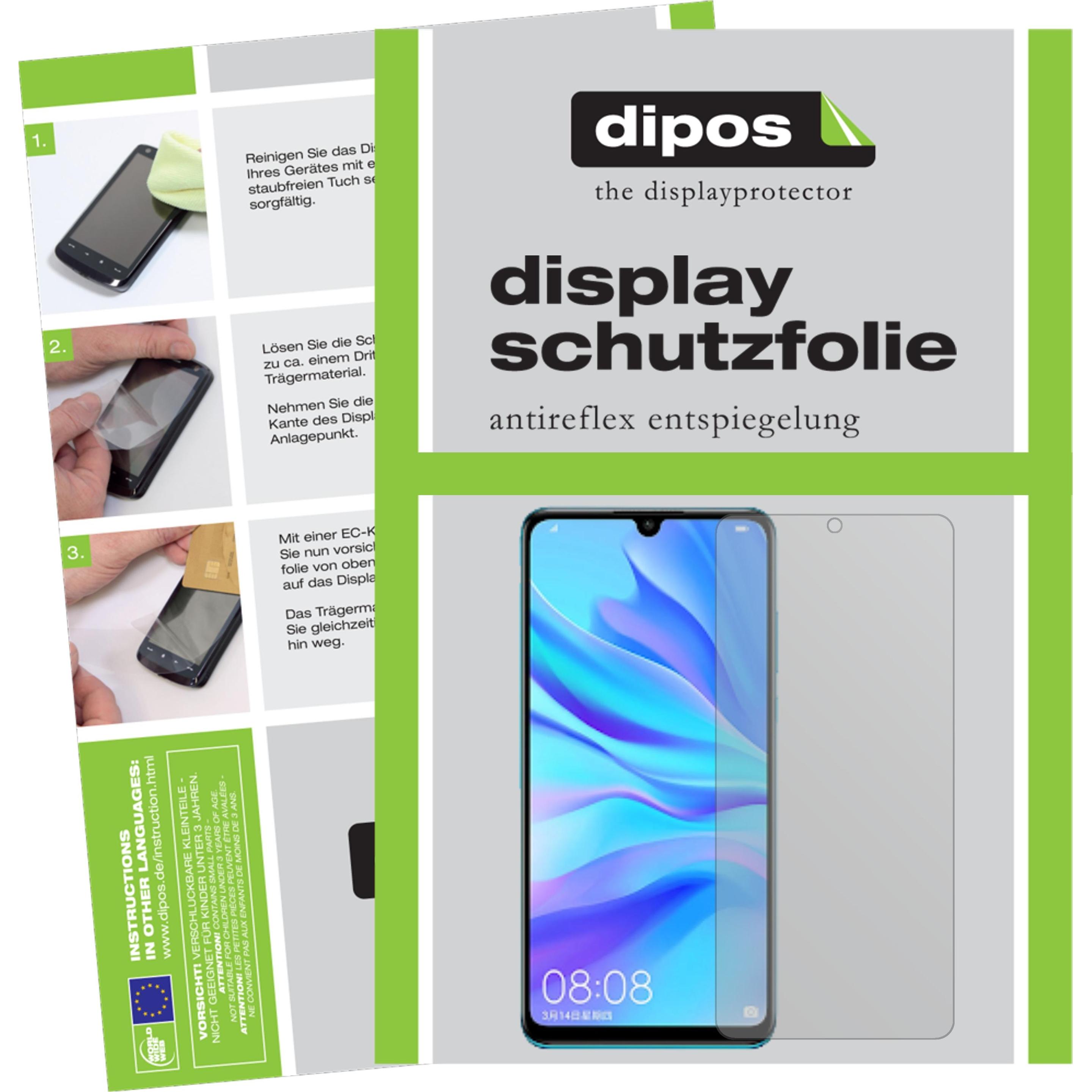 Dipos Wave Abnehmbarer, Langsam Geschlossener Wc-Sitz DP (6 Stück, Huawei P30 Lite), Smartphone Schutzfolie, Transparent