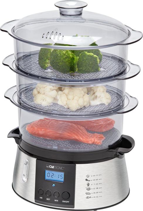 Actual product image Clatronic Steamer with display, timer (EU plug)