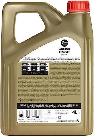 Actual product image Castrol Edge (4 l, SAE 0W-30)