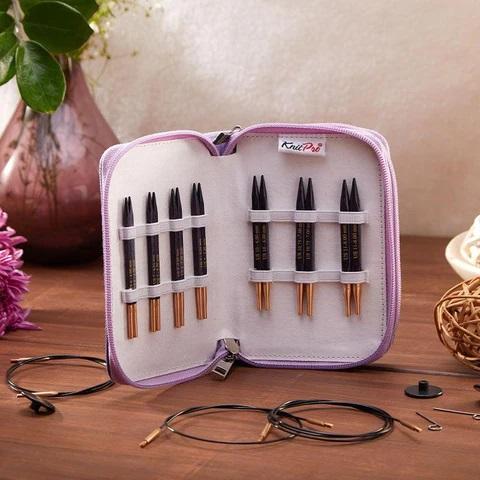 Actual product image Knitpro Jadore Cubics needle tips special set