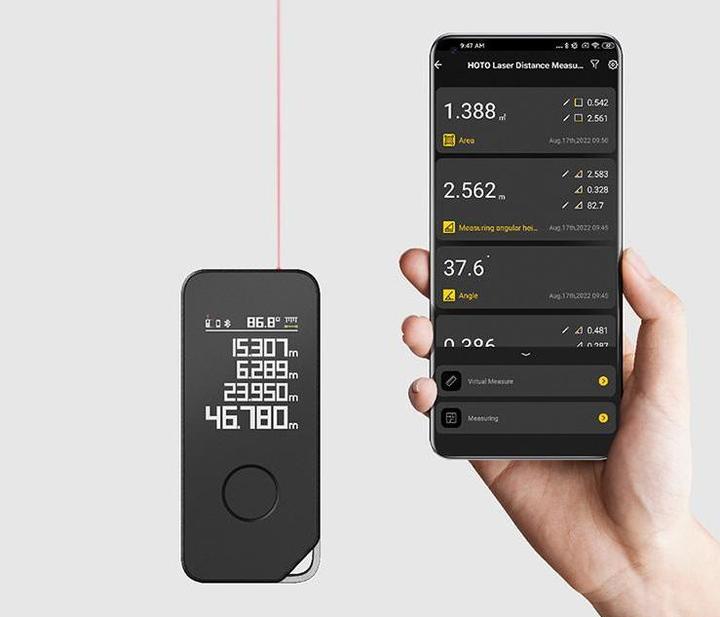 Immagine prodotto Xiaomi Dispositivo di misurazione laser intelligente (50 m, 680 nm)