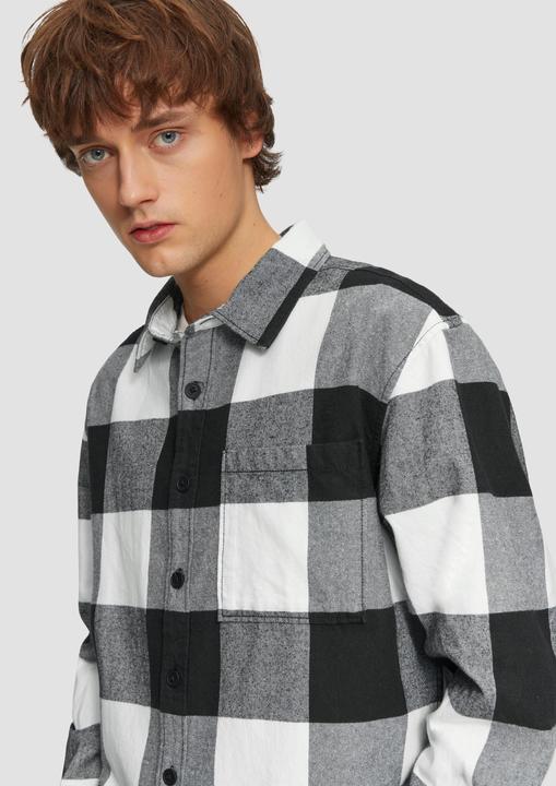 Actual product image S.Oliver Hemd Relaxed Fit: Flanellhemd mit Brusttasche (M)