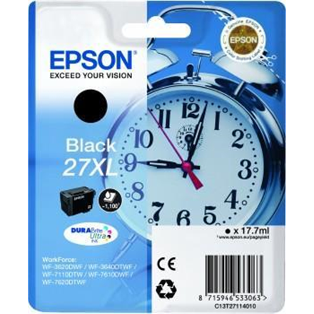 Produktbild Epson 27XL DuraBrite Ultra (BK)