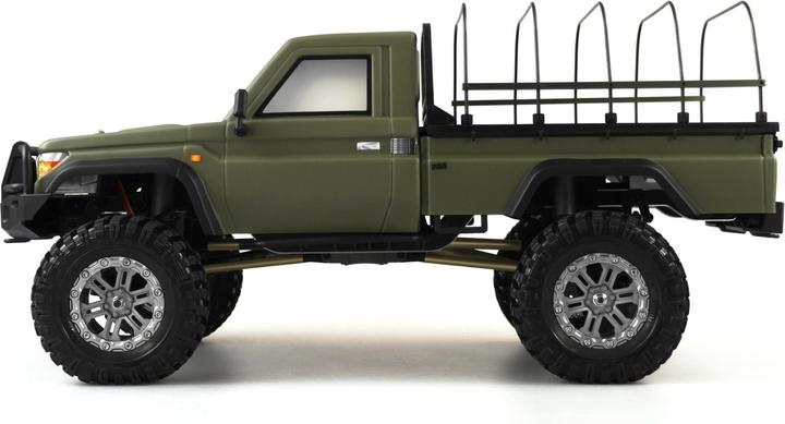 Amewi AMXRock RCX10PS Elektro Brushed Crawler 4WD 1:10 RTR Militär grün (ARR Almost-Ready-to-Race)