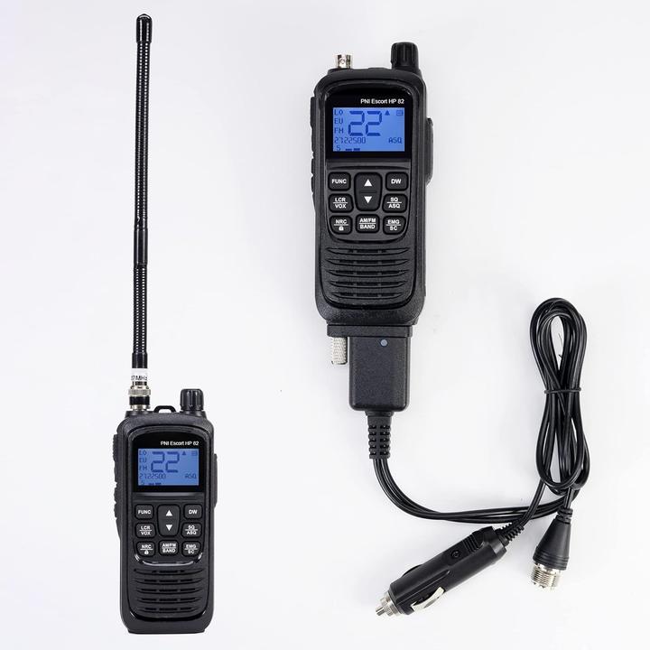 Immagine prodotto PNI Radio CB portatile Escort HP 82, Multistandard, 4 W, 12 V, AM-FM, NRC, Dual Watch, Roger Bee