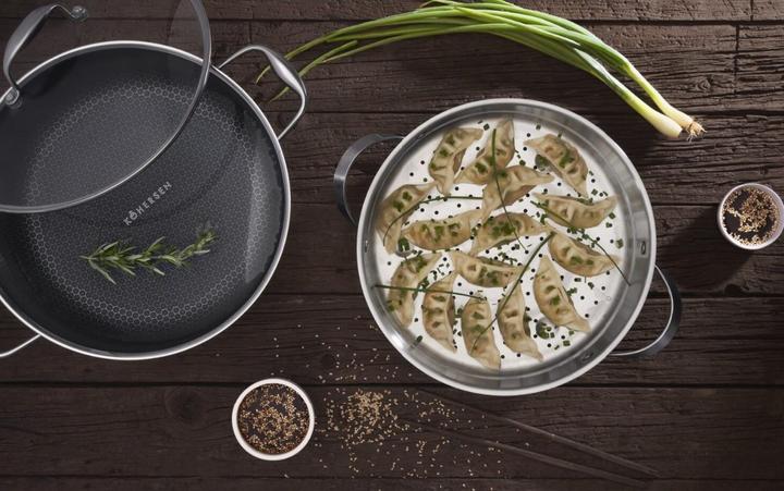 Image du produit Kohersen Garnek z powłoką DIAMOND Black Cube z funkcją gotowania na parze (28 cm  8 3l) (28 cm, Casserole, Acier inoxydable, Aluminium)