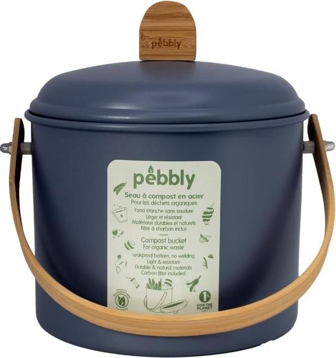 Produktbild Pebbly Kompostbehälter mit Kohlefilter (3.50 l)