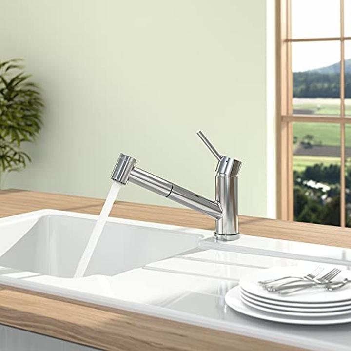 Actual product image Villeroy & Boch V&B EH sink mixer COMO SWITCH stainless steel chrome look