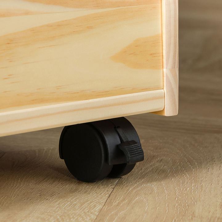 Actual product image IDIMEX BENJAMIN solid wood toy box - white