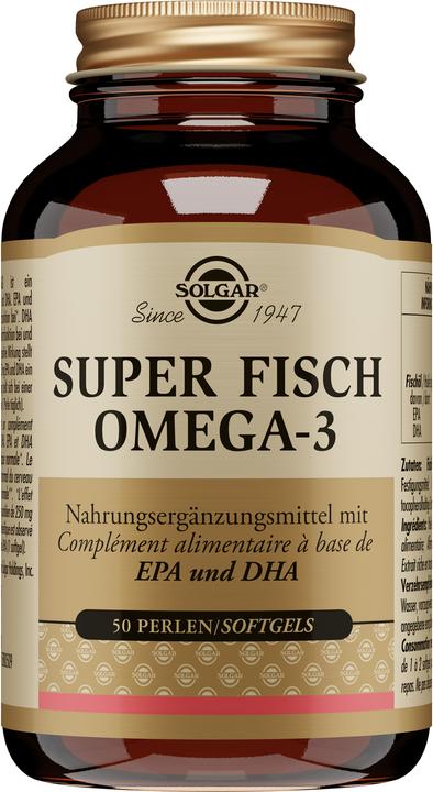 Actual product image Solgar Fisch Omega-3 Perlen (60 Piece, Capsules, 241 g)