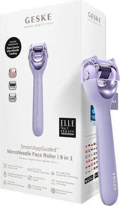 Actual product image Geske SmartAppGuided MicroNeedle Face Roller with Rose Quartz Microneedling Professional Microneedli
