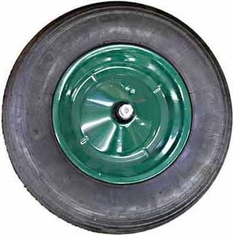 Actual product image Limex Inflatable Wheelbarrow Wheel With Axis