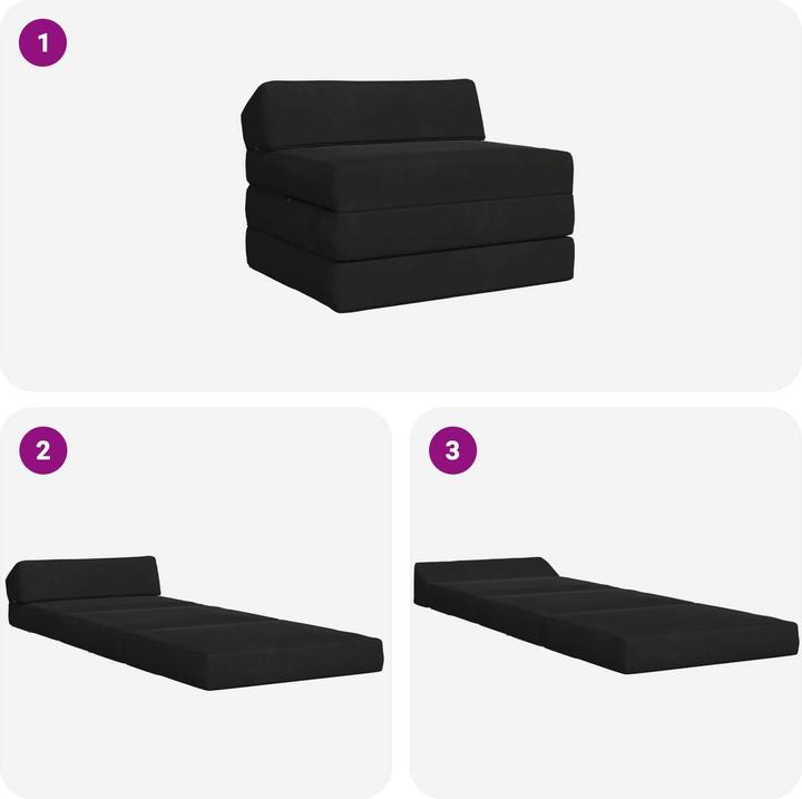 Produktbild vidaXL Klappsofa Bett