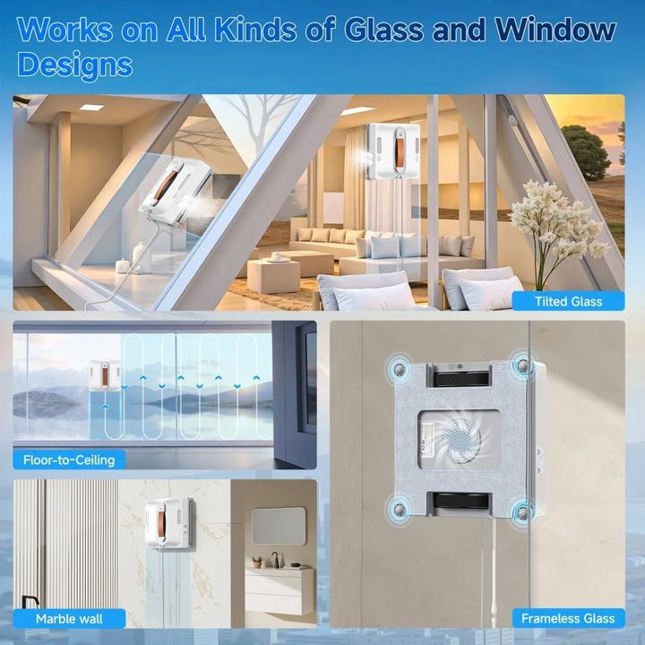 Produktbild Lubluelu Vacuum cleaner CHYW201 Smart Window Cleaning Robot
