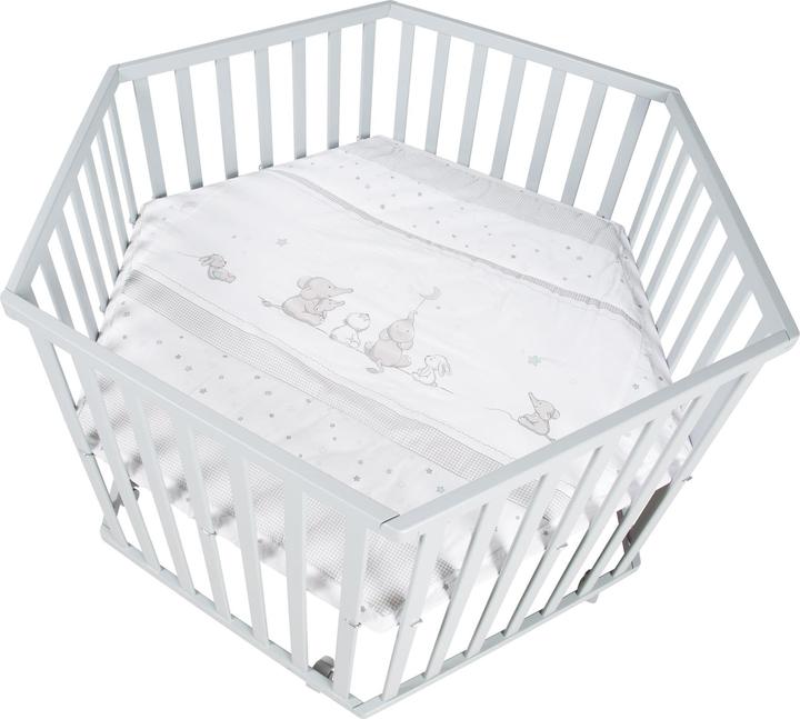 Actual product image Roba Playpen 6-cornered star charm (118.50 cm, 103.50 cm, MDF)
