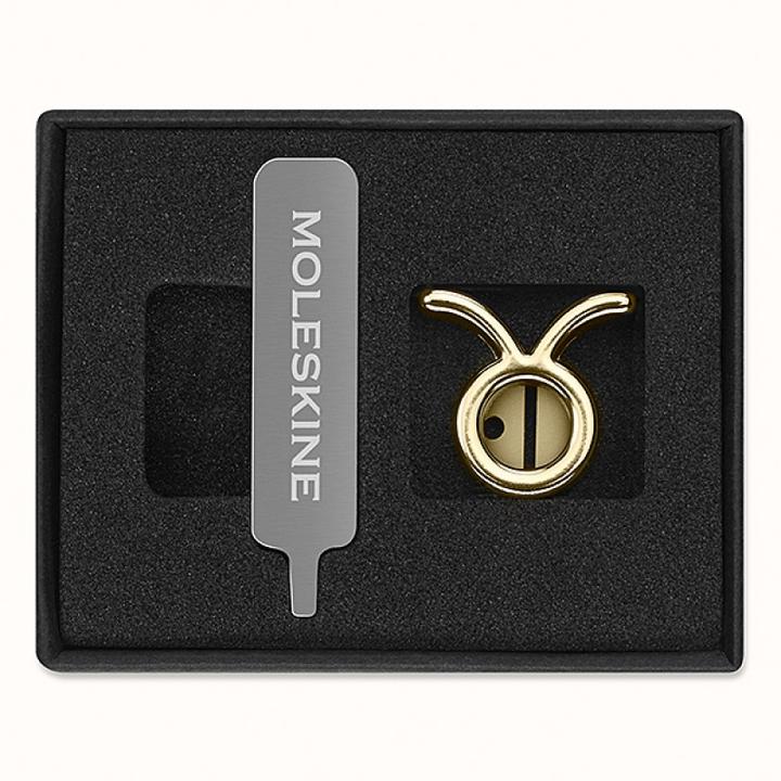 Image du produit Moleskine Pins Taurus Or (Non contraignant)