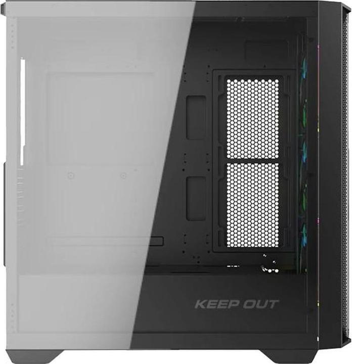 Actual product image Keep Out Gaming ATX Semi-Tower Gehäuse KEEP OUT KO XC-500 Schwarz (ATX, E-ATX, mATX, Mini-ITX)