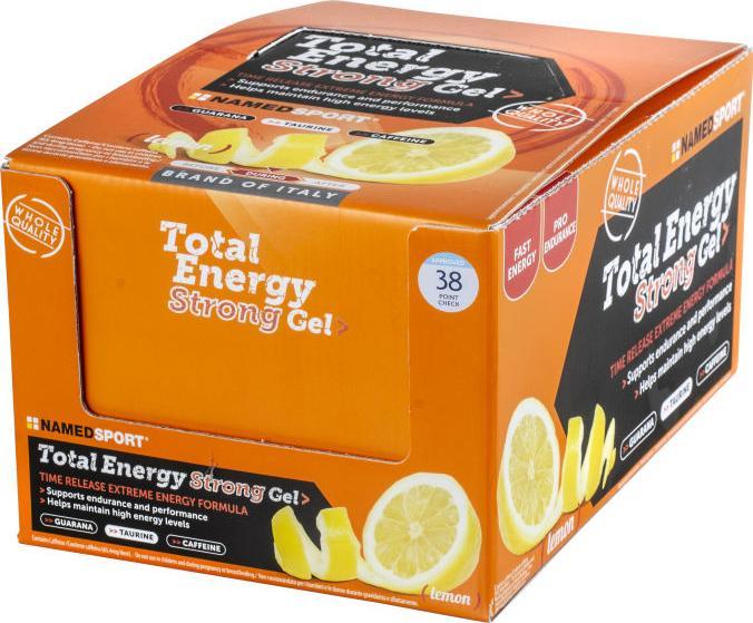 Actual product image Named Sport NAMEDSPORT Energy Gel TOTAL ENERGY STRONG GEL Lemon 24 x 40 ml (1x, 40 ml)