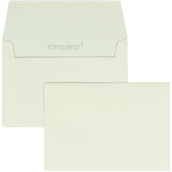 Produktbild Blanke Briefumschläge Conqueror Texture C6 120g/qm haftklebend VE=500 Stück perlmutt (C6, 500 x)