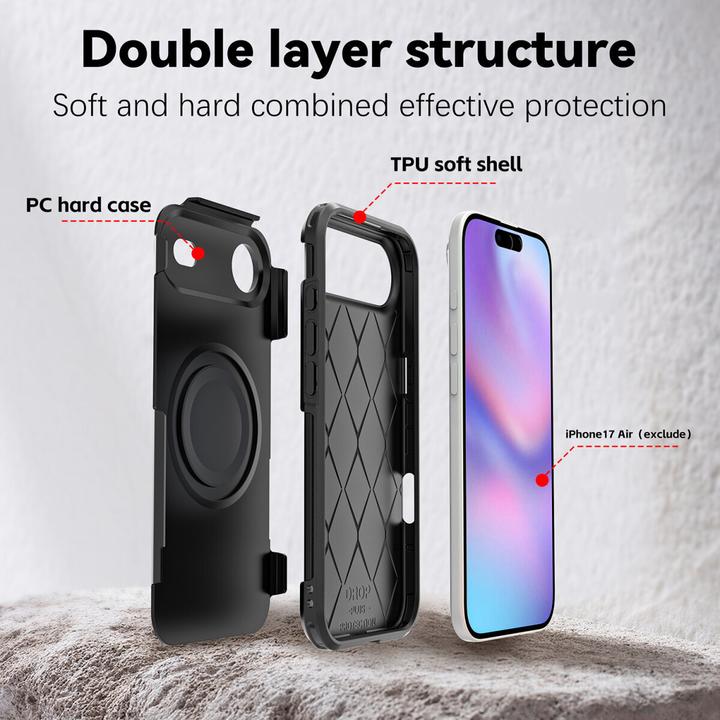 Produktbild 4smarts Defend, Rand, Apple, iPhone 17 Air, 16,8 cm (6.6"), Schwarz (Apple iPhone 17)