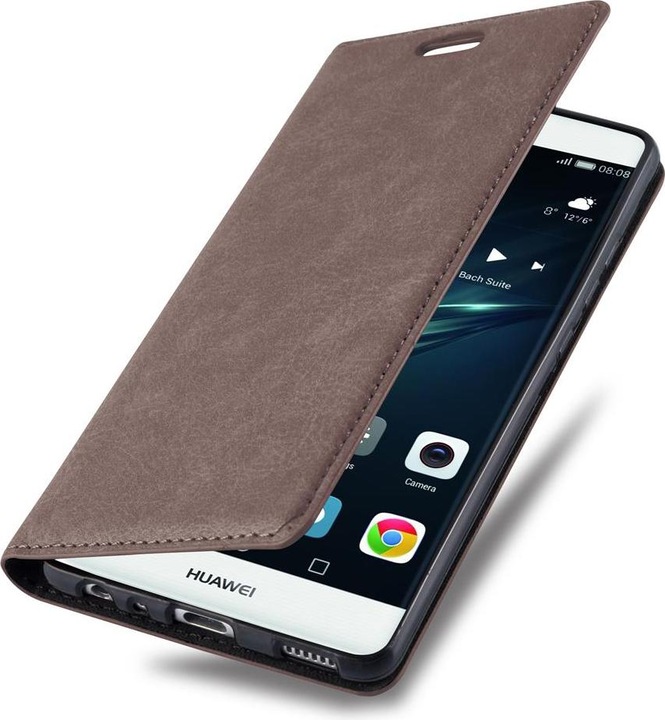Actual product image Cadorabo Book Invisible Magnet Cover (Huawei P9)