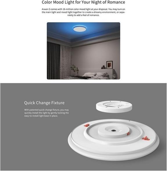 Actual product image Yeelight Arwen C Series (4000 lm)