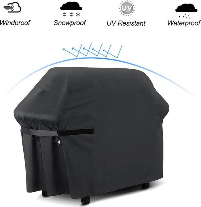 Produktbild Lobwerk BBQ Abdeckhaube 145x117x61 cm Grillabdeckung Grill Schutzhülle Cover Gasgrill wasserdicht