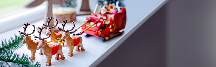 Actual product image LEGO Classic Santa Claus sleigh 40499 (40499, LEGO Classic, LEGO Rare Sets)