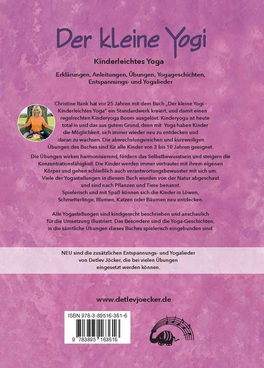 Actual product image The little yogi (German, Christine Rank, Detlev Jöcker, 2022)