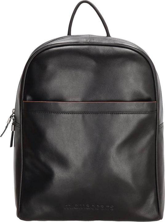 Produktbild Micmacbags Le Mans Rucksack 13,3 Zoll (29,4 x 16,6 cm) - Schwarz - 100% Leder