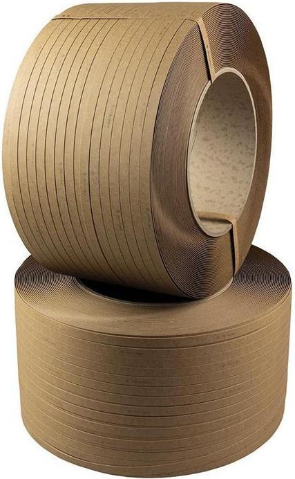 Produktbild Transpak Umreifungsband Breite 12mm Länge 2000m Stärke 0,6mm Kraftpapier (2 Stk.)