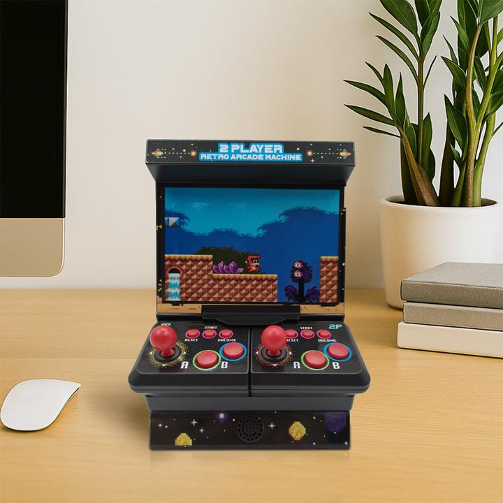 Produktbild Mad Monkey Retro Mini Arcade Machine mit Dual-Controller - inkl. 300x 8-Bit Spielen