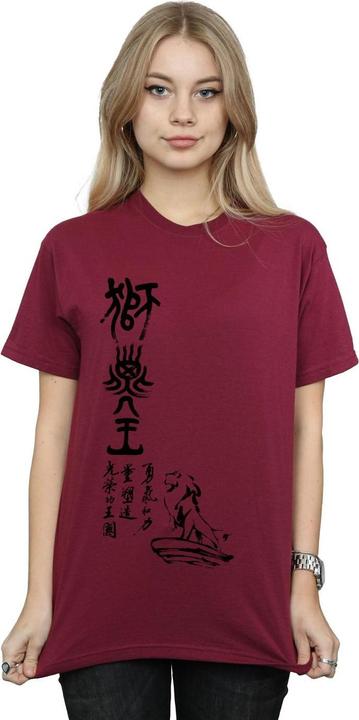 Immagine prodotto Disney The Lion King Pride Rock Calligraphy Maglietta Ampia Donna (XL)