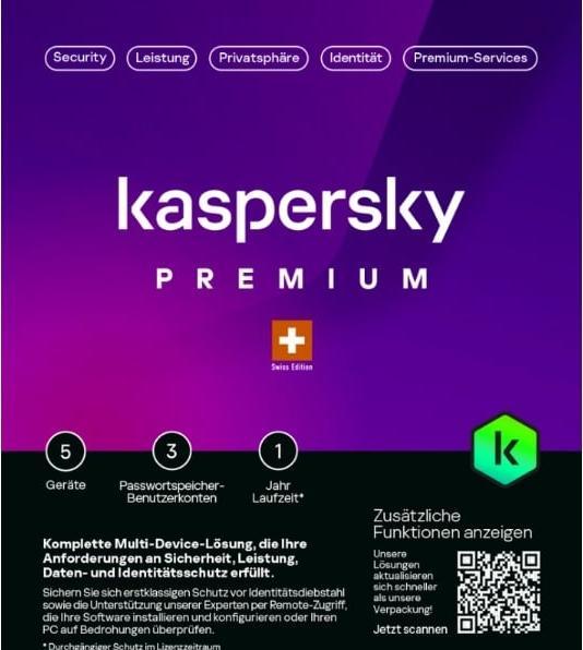 Actual product image Kaspersky Premium (5 PC) (5 User, 12 months)