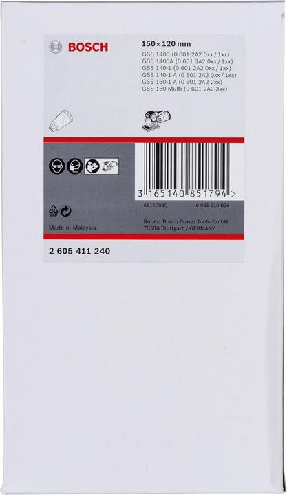 Produktbild Bosch Professional Zubehör Staubbox mit Filter (schwarze Ausführung), passend zu: GSS