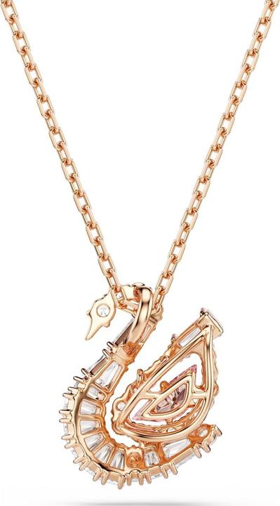 Produktbild Swarovski Swan Halskette Verschiedene Schliffe Schwan Rosa (Swarovski Metall)