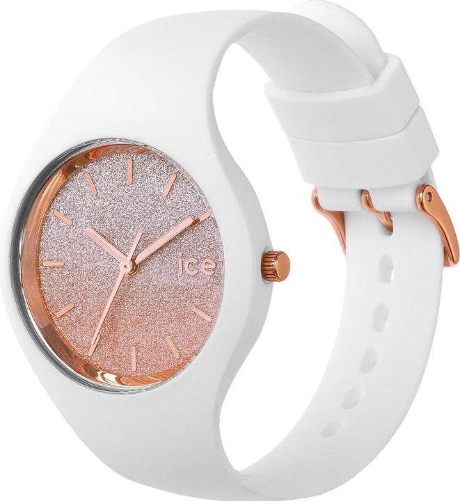 Actual product image ICE Watch Ice Lo White Pink (Analogue wristwatch, 37 mm)
