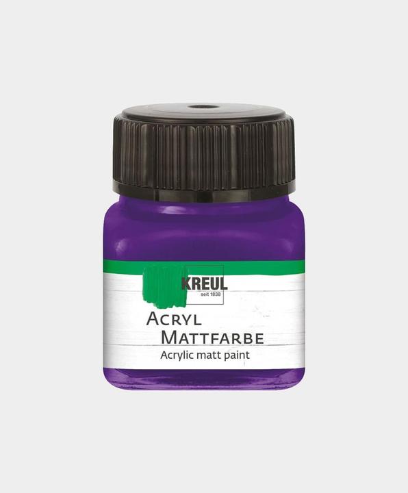 Immagine prodotto Kreul Vernice acrilica opaca, 20 ml (Viola, 20 ml)