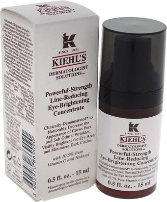 Kiehl's Line-Reducing Eye-Brightening Concentrate Augenserum (Augenpflege Serum, 15 ml, Tag)