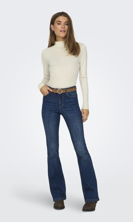 Actual product image Only High Neck Top with Long Sleeves (3XL)