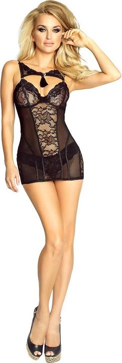 Provocative Negligee in schwarz (L, XL)