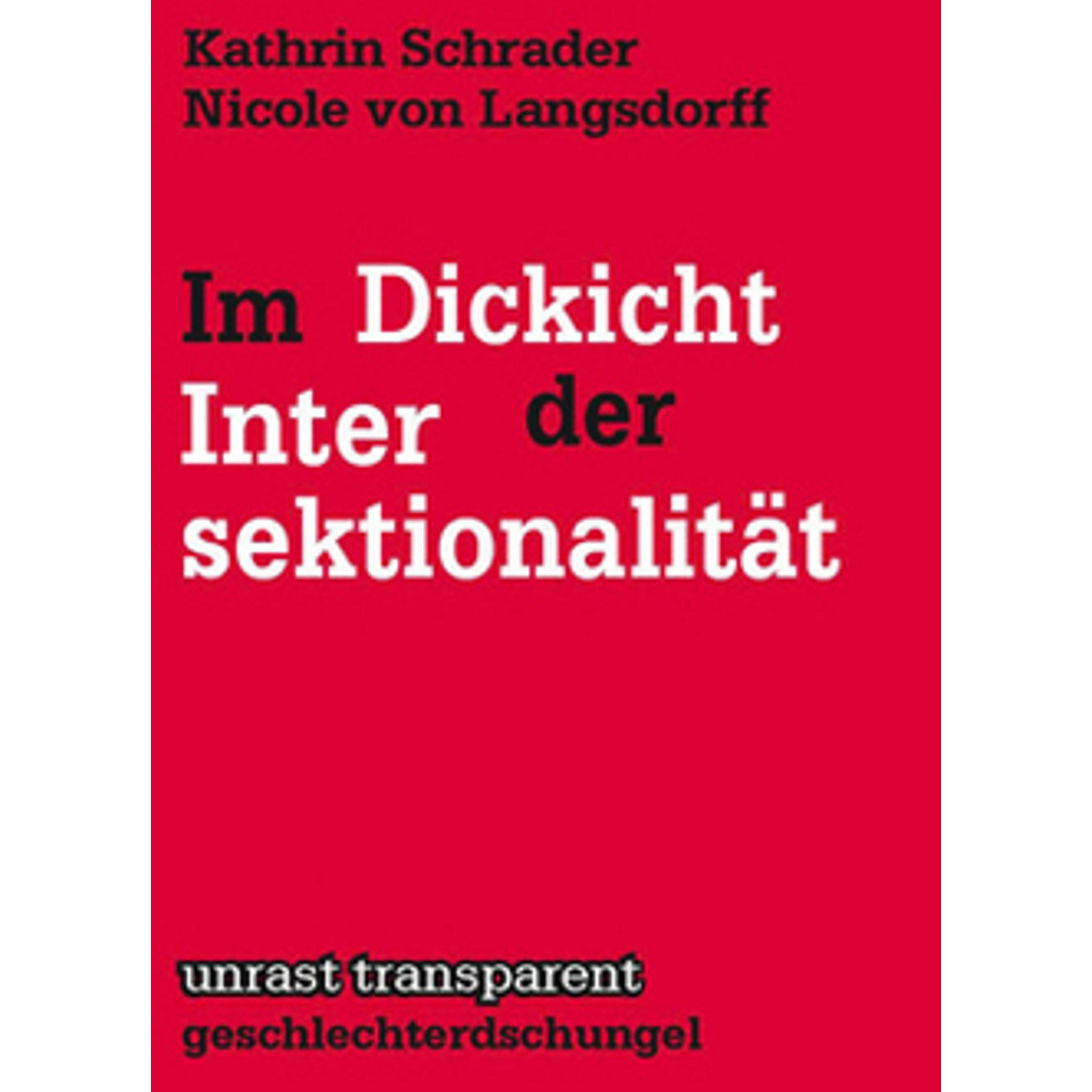Im Dickicht der Intersektionalität, Fachbücher von Kathrin Schrader, Nicole von Langsdorff
