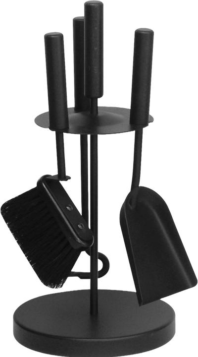 Image du produit Lienbacher Garniture de cheminée Rondo 3 pièces poignées en bois