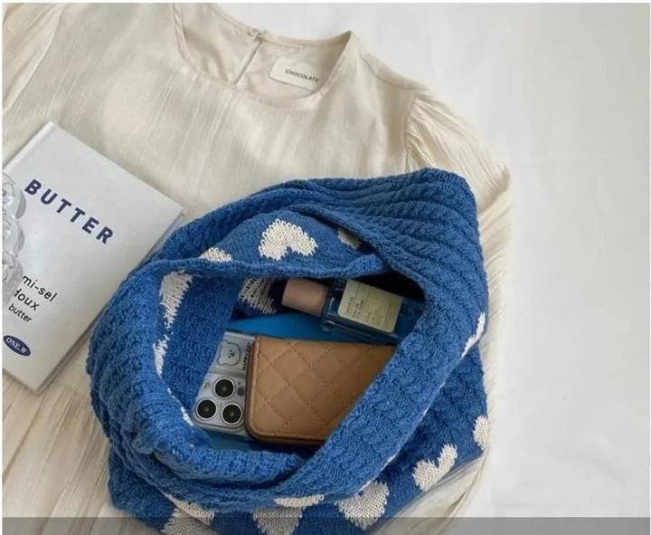 Immagine prodotto Only-Bags.Store Borse a maglia Borse di grande capacità Borsa a tracolla Autunno Borse Casual Tessuto