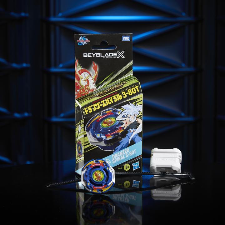 Image du produit Hasbro Beyblade X X-Over Project Dranzer Spiral 3-80T Starter Pack Kreisel und Starter (Allemand)