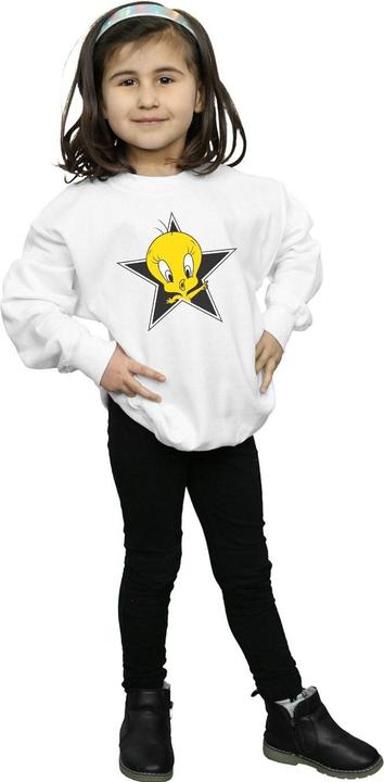 Produktbild Looney Tunes Tweety Pie Star Sweatshirt Mädchen (116)