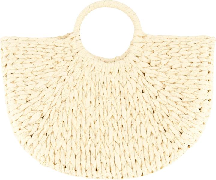 Actual product image Ulla Popken Basttasche, geflochten, Smartphone-Schubfach
