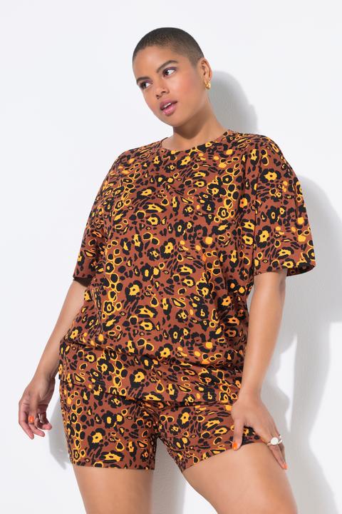 Image du produit Studio Untold Pyjama deux pièces (short), imprimé léopard (58)