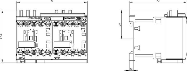 Produktbild Siemens 3RA2315-8XB30-1BW4